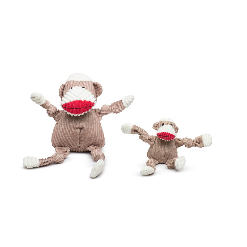 Stuey Sock Monkey Knottie® Plush Dog Toy - BIG FRENCHIES