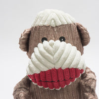 Stuey Sock Monkey Knottie® Plush Dog Toy - BIG FRENCHIES
