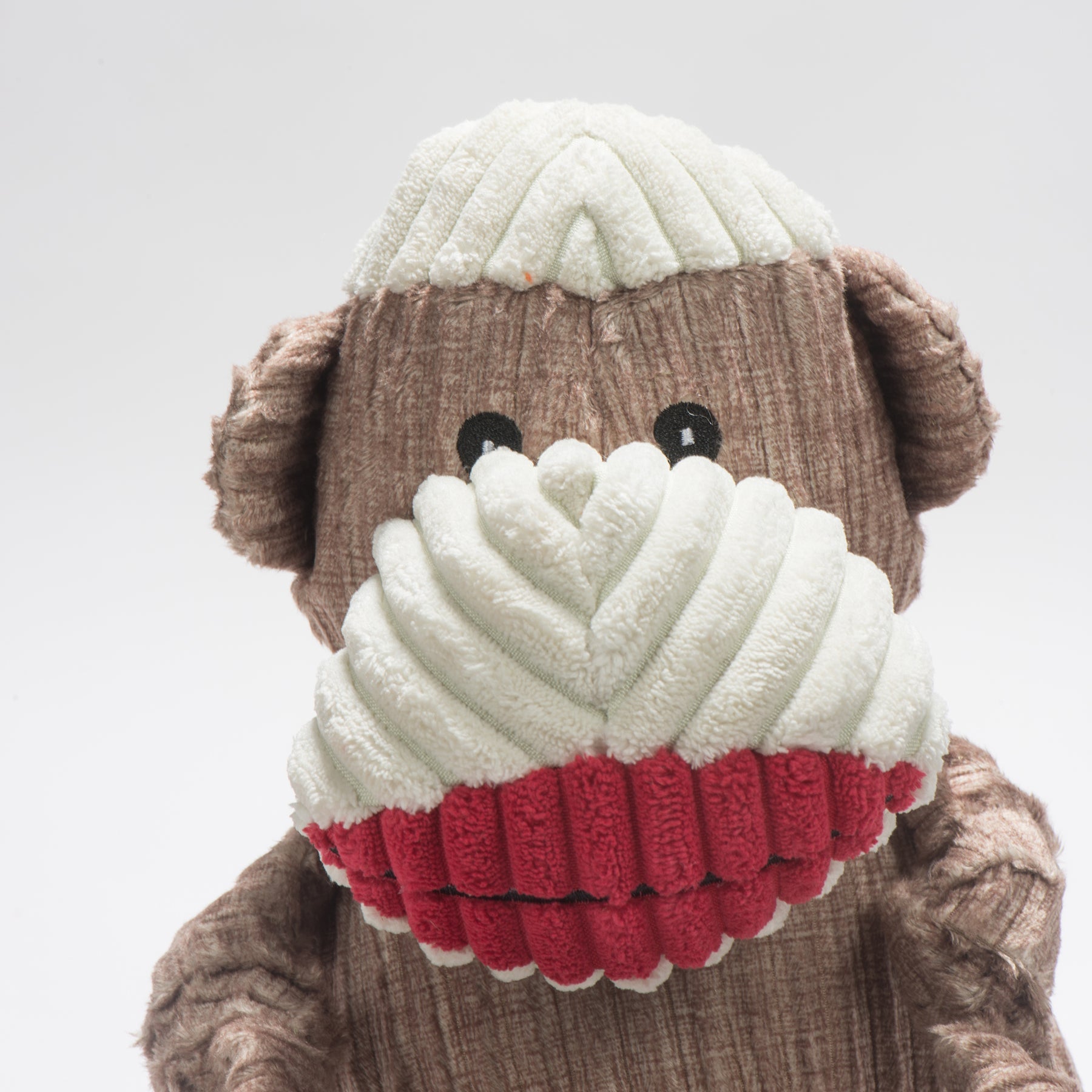 Stuey Sock Monkey Knottie® Plush Dog Toy - BIG FRENCHIES