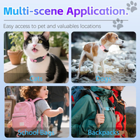 Dog Collar Holder For Tile Mate Waterproof Anti Lost Protective Case With Mate Tile Tracker For Cat Pet Necklace, Soft S