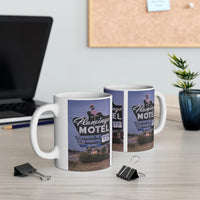 ROADSIDE MUGS - Flamingo Motel Ceramic Mug 11oz - BIG FRENCHIES