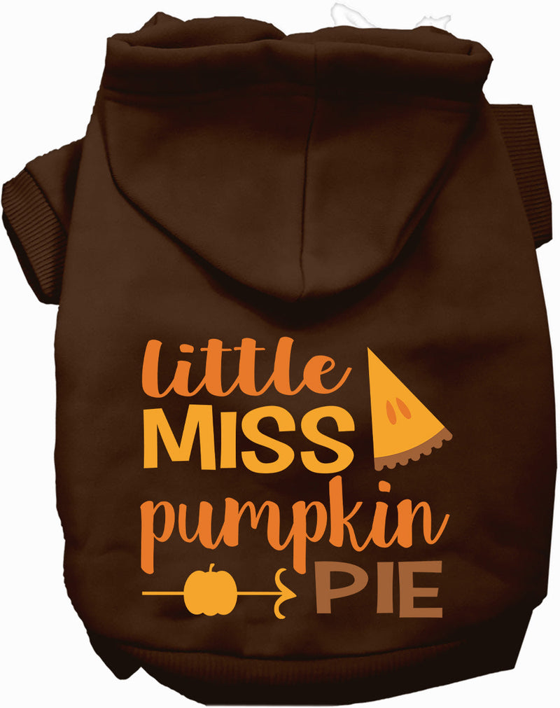 Little Miss Pumpkin Pie Pet Hoodie-Pet Apparel-BIG FRENCHIES-As You Wish Apparel