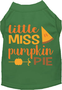 Little Miss Pumpkin Pie Pet Shirt