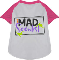 Mad Scientist Pet Raglan Shirt