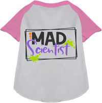 Mad Scientist Pet Raglan Shirt