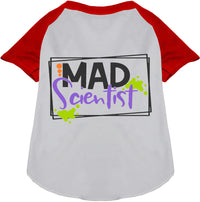 Mad Scientist Pet Raglan Shirt