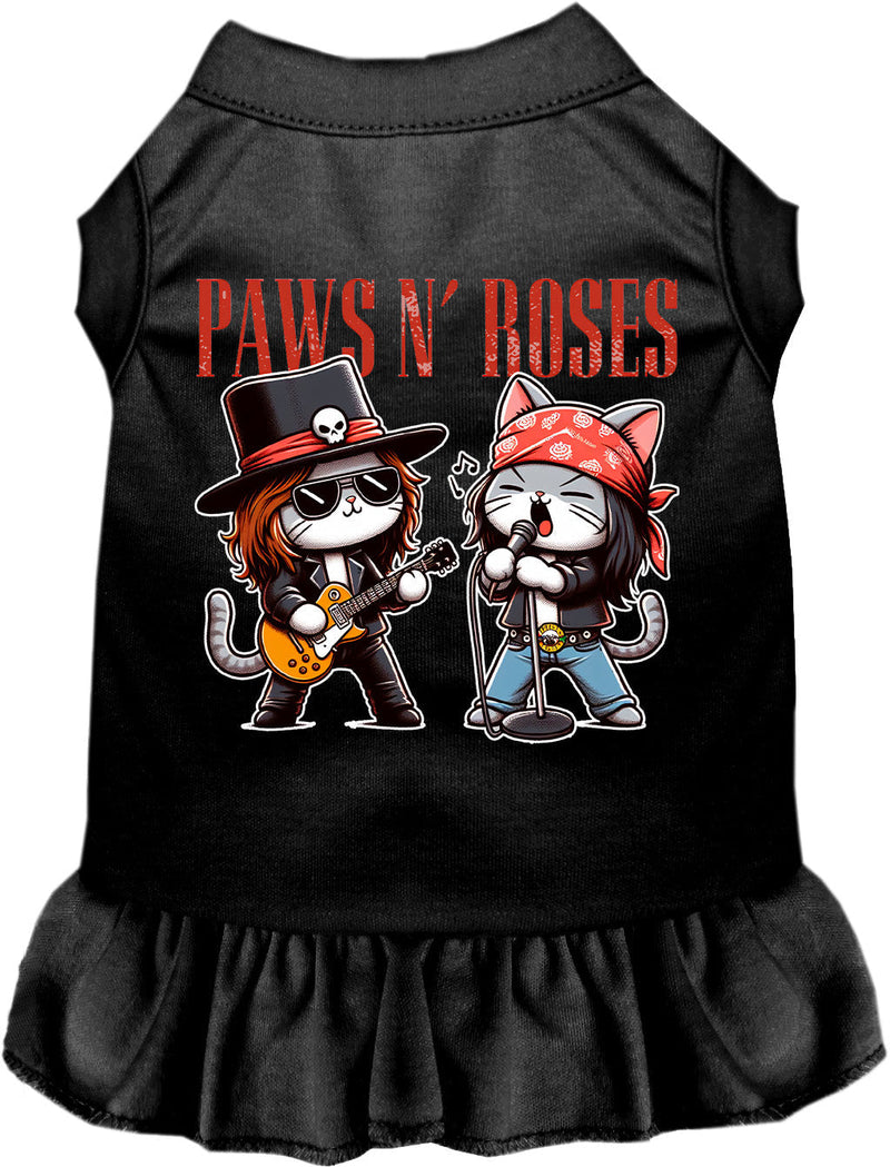 Paws N' Roses Pet Dress-Pet Apparel-BIG FRENCHIES-As You Wish Apparel