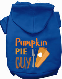 Pumpkin Pie Guy Pet Hoodie