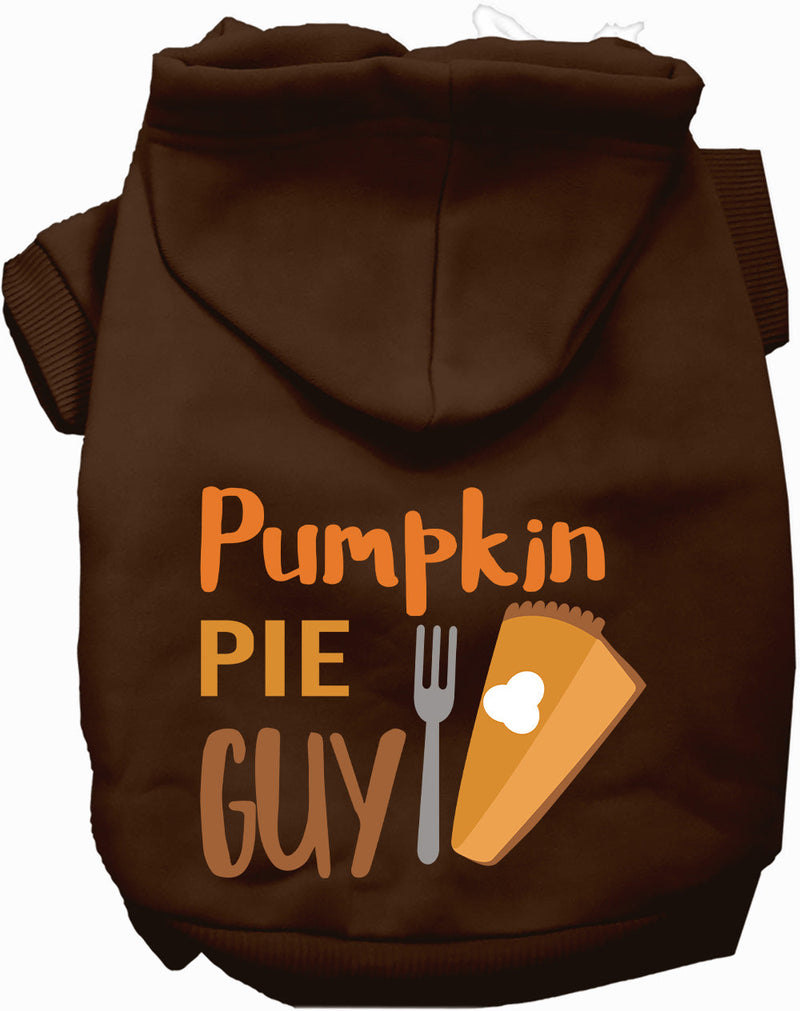Pumpkin Pie Guy Pet Hoodie-Pet Apparel-BIG FRENCHIES-As You Wish Apparel