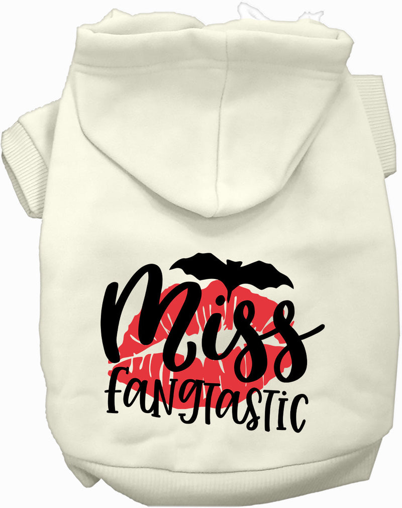 Miss Fangtastic Halloween Pet Hoodie-Pet Apparel-BIG FRENCHIES-As You Wish Apparel
