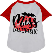 Miss Fangtastic Pet Raglan Shirt