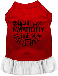 Pawsitively Happy Halloween Pet Dress