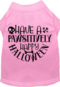 Pawsitively Happy Halloween Pet Shirt