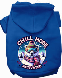 Chill Mode Activated Winter Pet Hoodie
