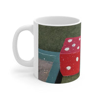 ROADSIDE MUGS - Golf Dice Ceramic Mug 11oz - BIG FRENCHIES