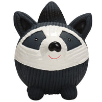 Reggie Raccoon Ruff-Tex® Latex Ball Dog Toy, Large - BIG FRENCHIES