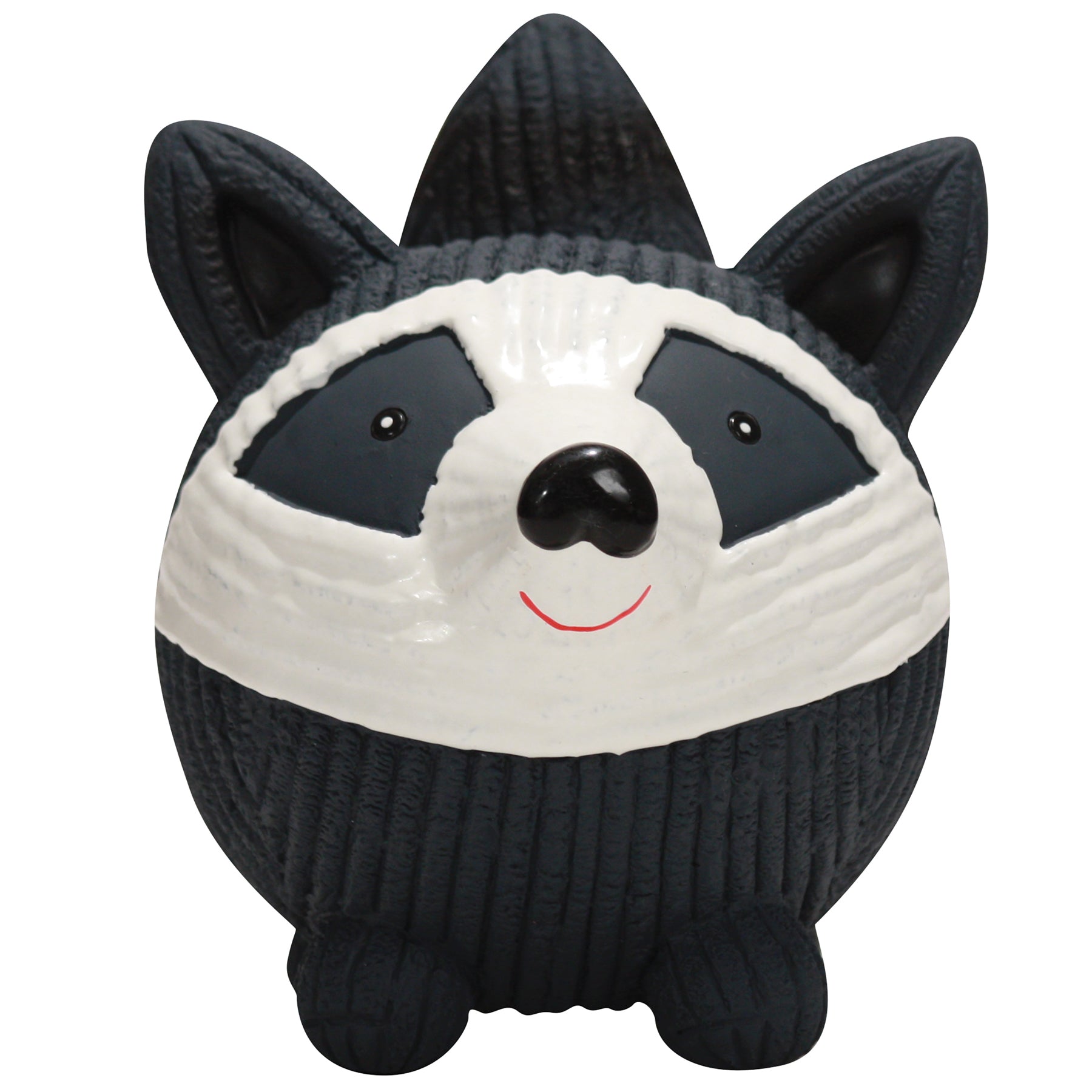 Reggie Raccoon Ruff-Tex® Latex Ball Dog Toy, Large - BIG FRENCHIES