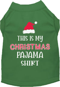 Christmas Pajama Shirt Pet Shirt