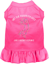 Kitty on the Naughty List Pet Dress
