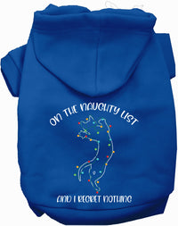 Kitty on the Naughty List Pet Hoodie