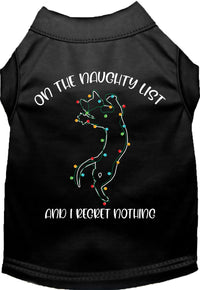 Kitty on the Naughty List Pet Shirt