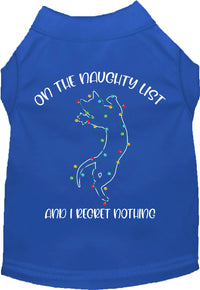 Kitty on the Naughty List Pet Shirt