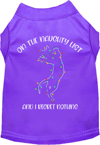 Kitty on the Naughty List Pet Shirt