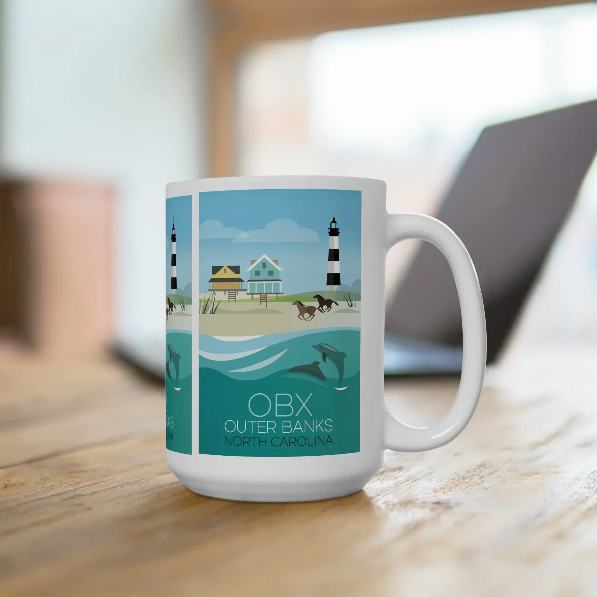 Outer Banks Ceramic Mug 11oz or 15oz - BIG FRENCHIES