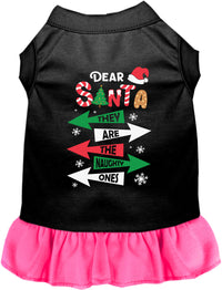 They're the Naughty Ones Pet Dress