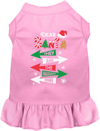 They're the Naughty Ones Pet Dress