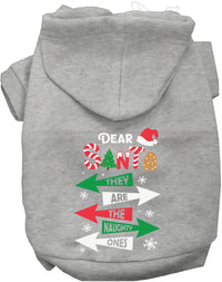 They're the Naughty Ones Christmas Pet Hoodie