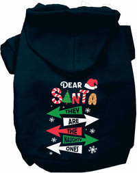 They're the Naughty Ones Christmas Pet Hoodie