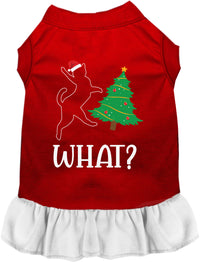 Kitty What Christmas Tree Pet Dress