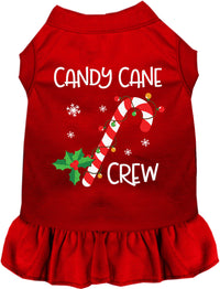 Candy Cane Crew Pet Dress
