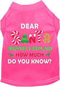 Santa, How Much? Pet Shirt
