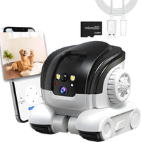 1080P Smart Pet Camera WiFi Robot 2-Way Audio Night Vision Motion Tracking(2026) - BIG FRENCHIES