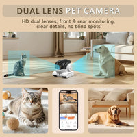 1080P Smart Pet Camera WiFi Robot 2-Way Audio Night Vision Motion Tracking(2026) - BIG FRENCHIES