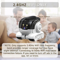 1080P Smart Pet Camera WiFi Robot 2-Way Audio Night Vision Motion Tracking(2026) - BIG FRENCHIES