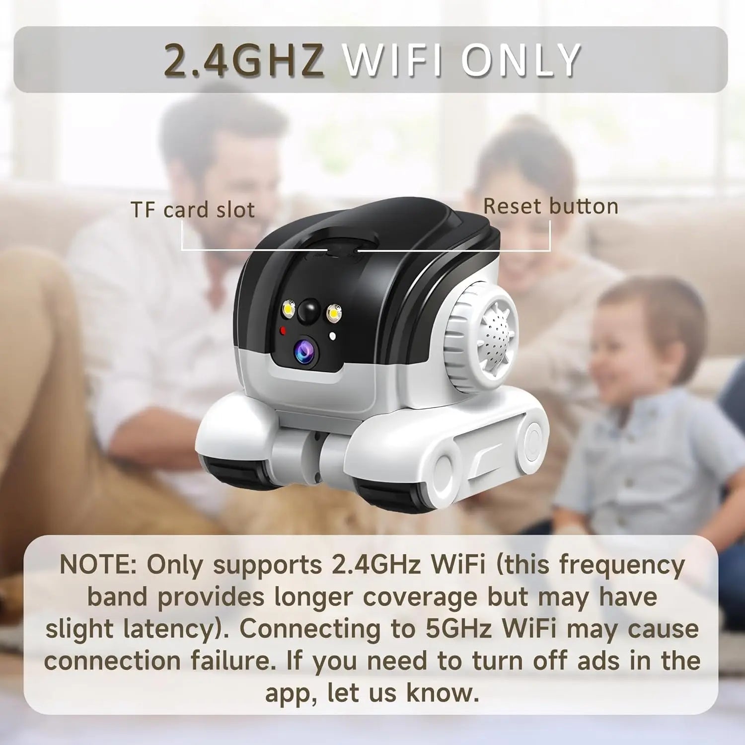 1080P Smart Pet Camera WiFi Robot 2-Way Audio Night Vision Motion Tracking(2026) - BIG FRENCHIES
