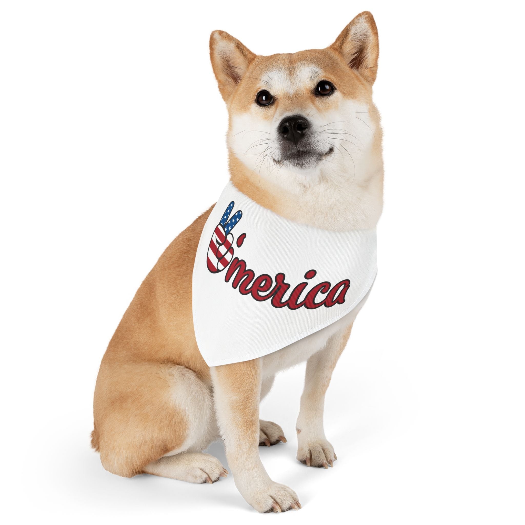 Stars and Stripes Patriotic Dog Bandana - BIG FRENCHIES