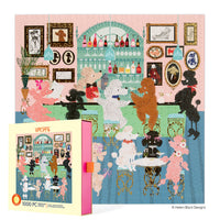 Poodle Martini Lounge 1000 Piece Puzzle - BIG FRENCHIES