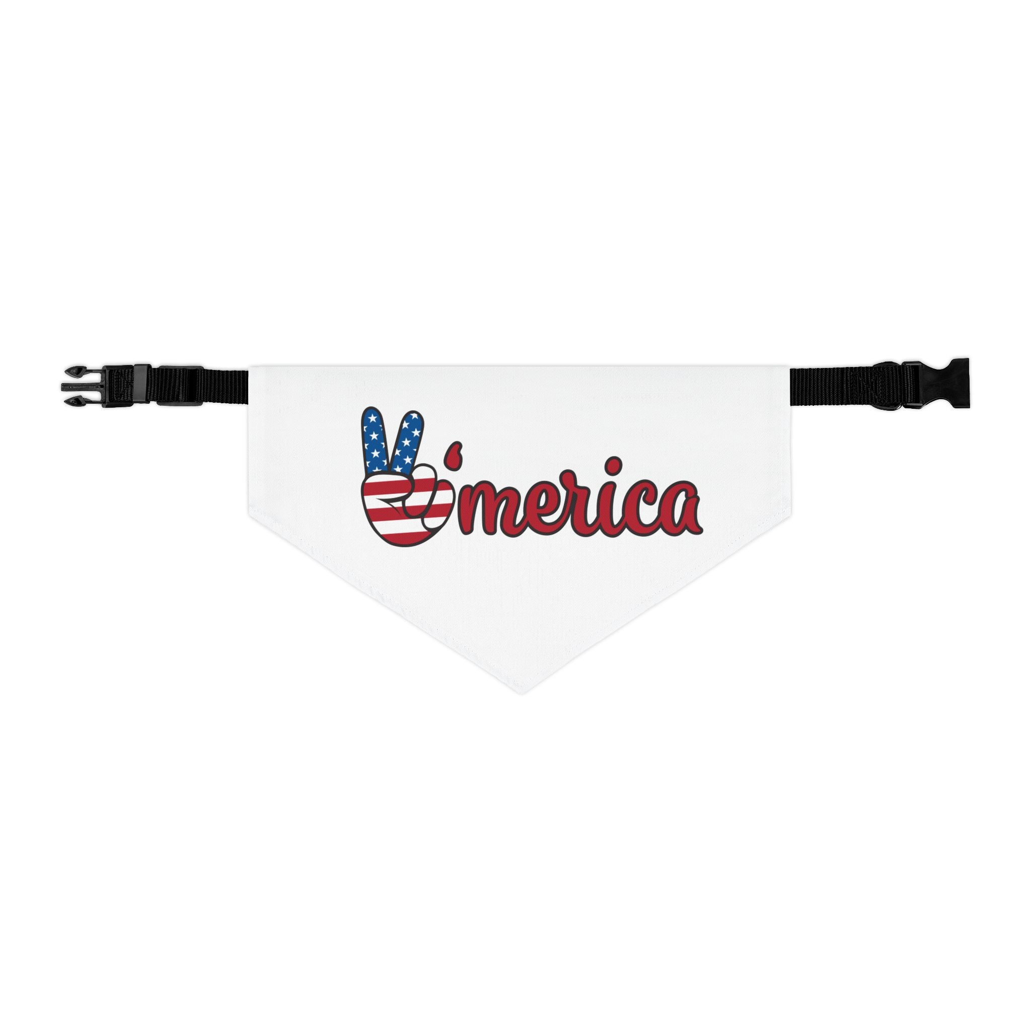 Stars and Stripes Patriotic Dog Bandana - BIG FRENCHIES