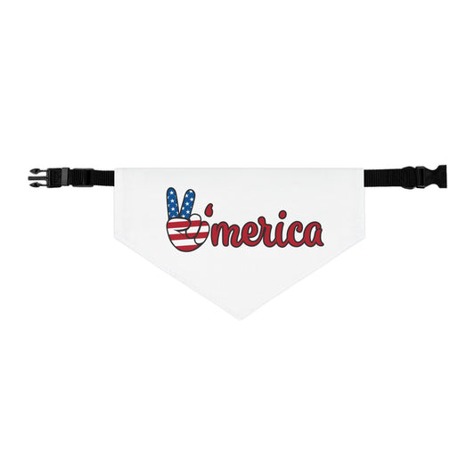 Stars and Stripes Patriotic Dog Bandana - BIG FRENCHIES