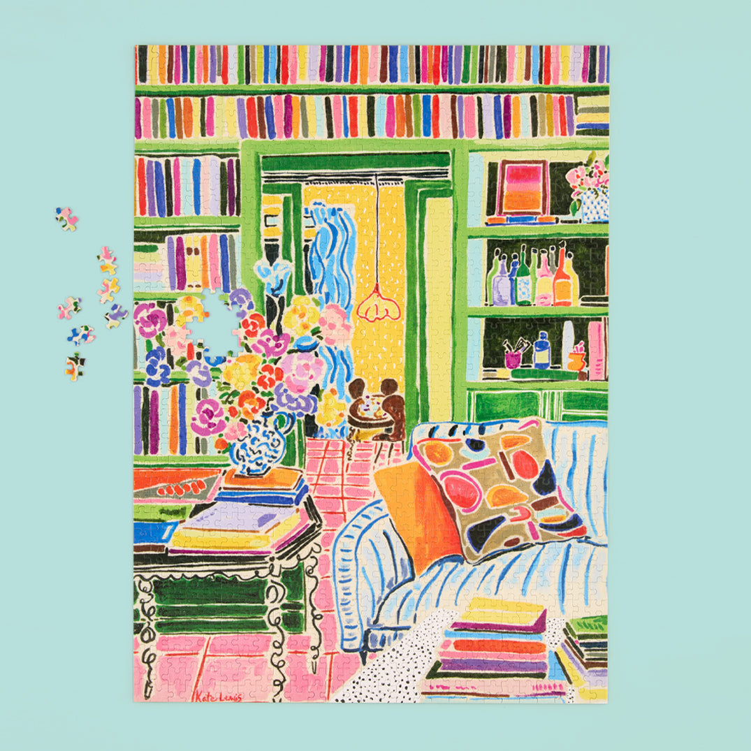 Books & Bouquets 1000 Piece Puzzle - BIG FRENCHIES