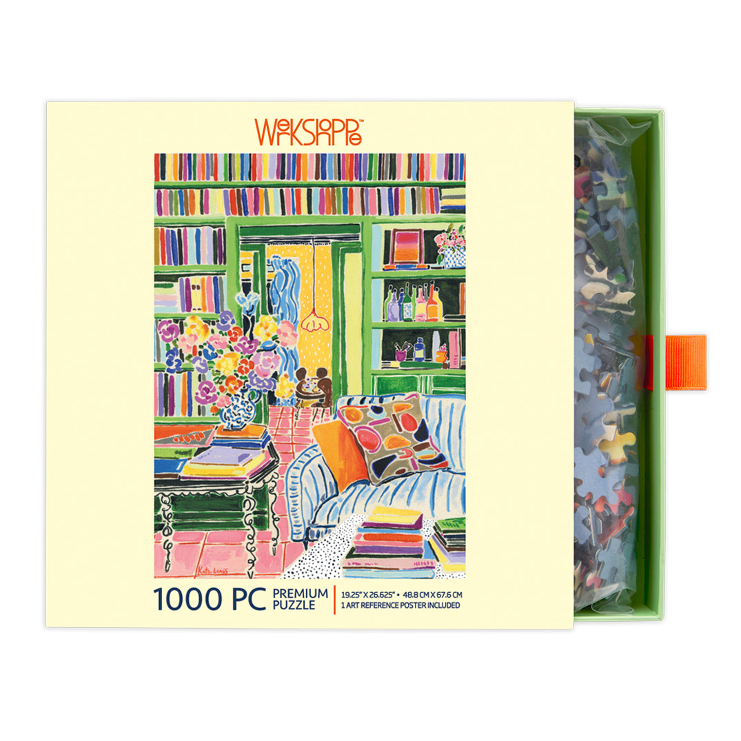 Books & Bouquets 1000 Piece Puzzle - BIG FRENCHIES