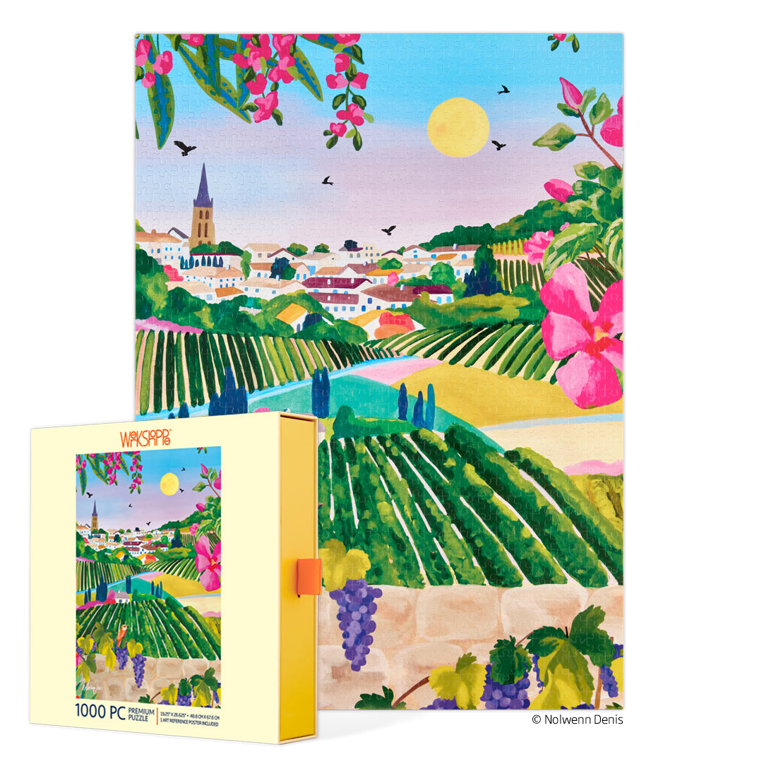 Village Vineyard 1000 Piece Puzzle - BIG FRENCHIES