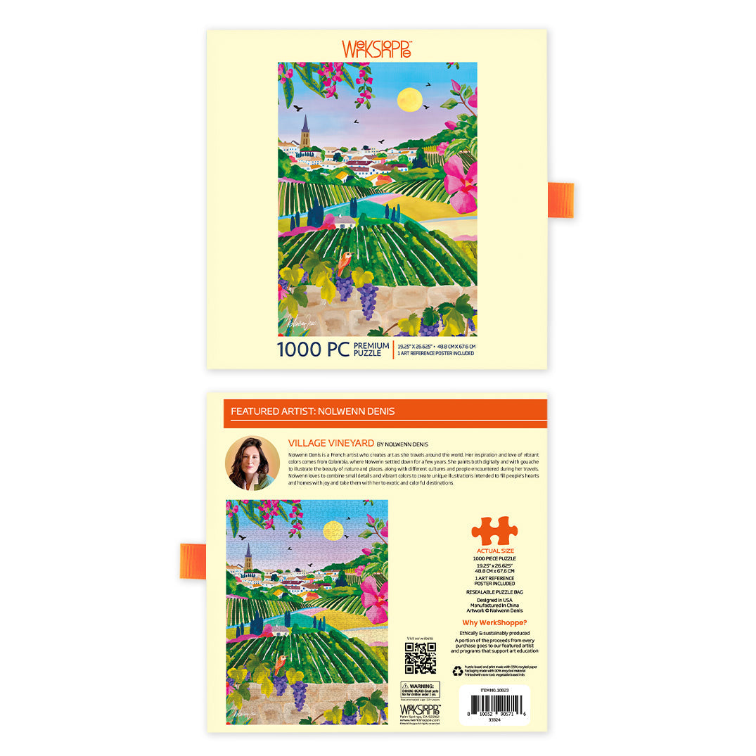 Village Vineyard 1000 Piece Puzzle - BIG FRENCHIES