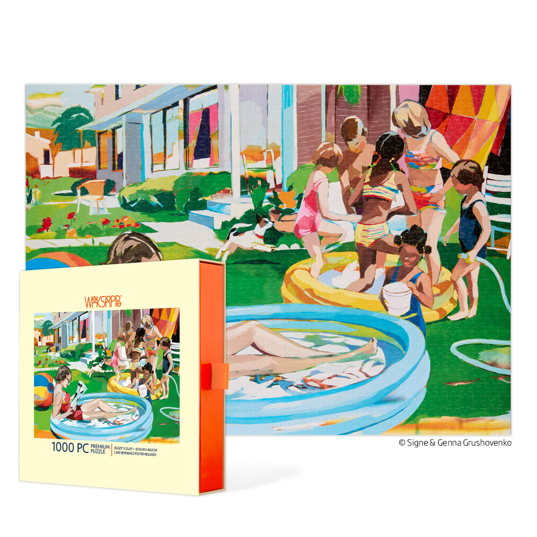 Cooling Off 1000 Piece Puzzle - BIG FRENCHIES