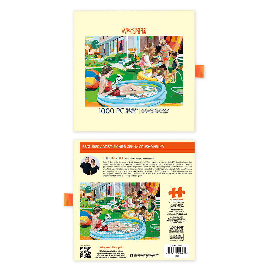 Cooling Off 1000 Piece Puzzle - BIG FRENCHIES