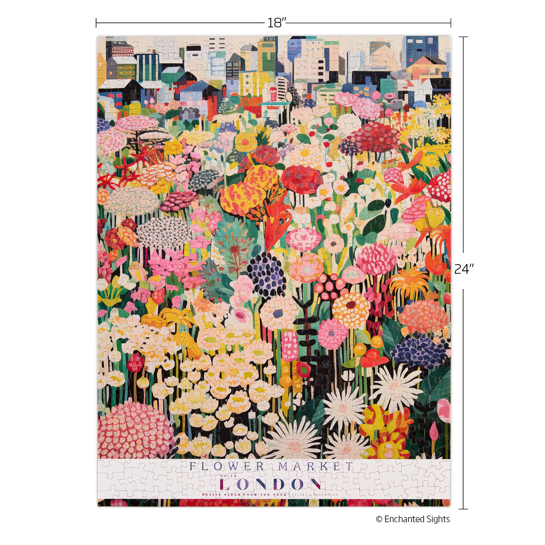 London Flower Market 500 Piece Puzzle - BIG FRENCHIES